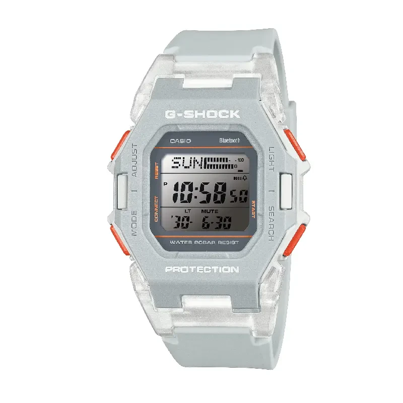 Casio G-Shock Grey Digital Bluetooth Men's Watch- GD-B500S-8